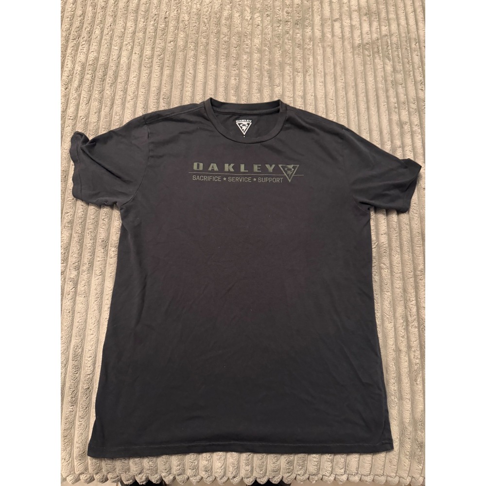 Oakley SI Sacrifice Service Support Graphic T-Shirt Mens Large Black Tee